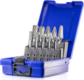 10pcs Carbide Burrs Set with 1/4'' Shank Double Cut Solid Power Tools Tungsten Carbide Rotary Files Bits for Die Grinder Metal Wood Carving Engraving Polishing Drilling Grinding Milling Cutting