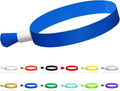 100 Pcs Cloth Event Wristbands, Event Wristbands, Colored Wrist Bands for Events, for Lightweight Concert Wrist Strap for Activities, Party Bracelets for Events (Color : Blue)