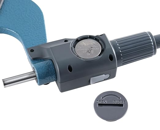 Accusize Industrial Tools 3-4''/75-100 mm by 0.00005''/0.001 mm 2 Key Electronic Digital Outside Micrometer, mm/Inch, Metric/Imperial, Md71-0004