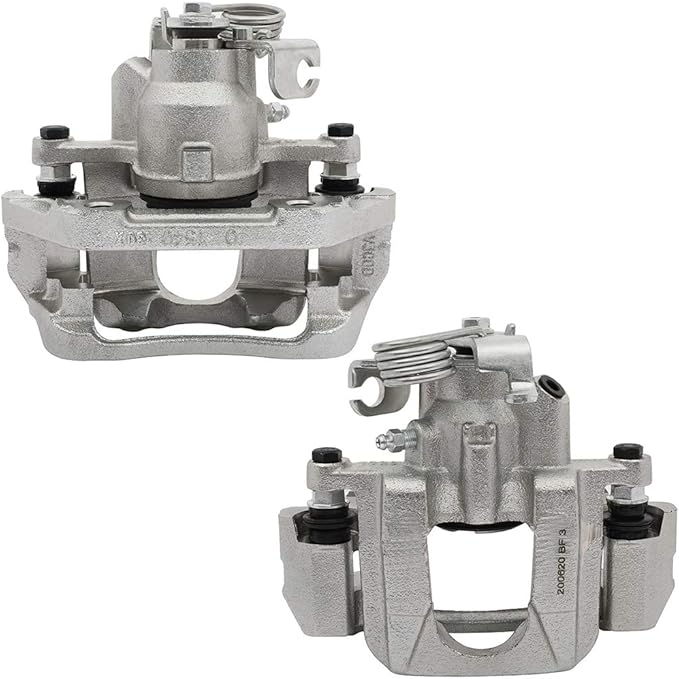 SCITOO Rear Left+Right Brake Calipers With Bracket 18B5263 18B5262 Compatible For Ford For Explorer 2011-2015 For Ford For Flex 2010-2014 For Ford For Taurus 2013-2014 For Lincoln MKT 2010-2013