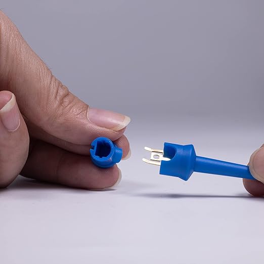 Test Hook Clip, Multimeter Test Lead Kit Hook Clip Probe Mini Grabber for Circuit Testing PCB IC