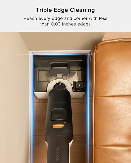 roborock F25 Wet Dry Vacuum Cleaner, Cordless Vacuum Mop All in One with 20000Pa, 194°F Hot Air Flash Drying & Hot Water Self Cleaning, Zero-Tangle Wet Mop Cleaner for Hard Floor, 180° Lie Flat
