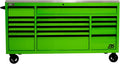 Homak 72” Roller Cabinet w/Stainless Steel Top RS Pro Workstation (Monster Green)