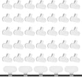 40 Pcs Cable Labels Hook and Loop Cable Labels Self Adhesive Writable Cable Wraps Paste Wire Tags Mini Waterproof Cable Tags for Electronics Computers Management Organizer Identification