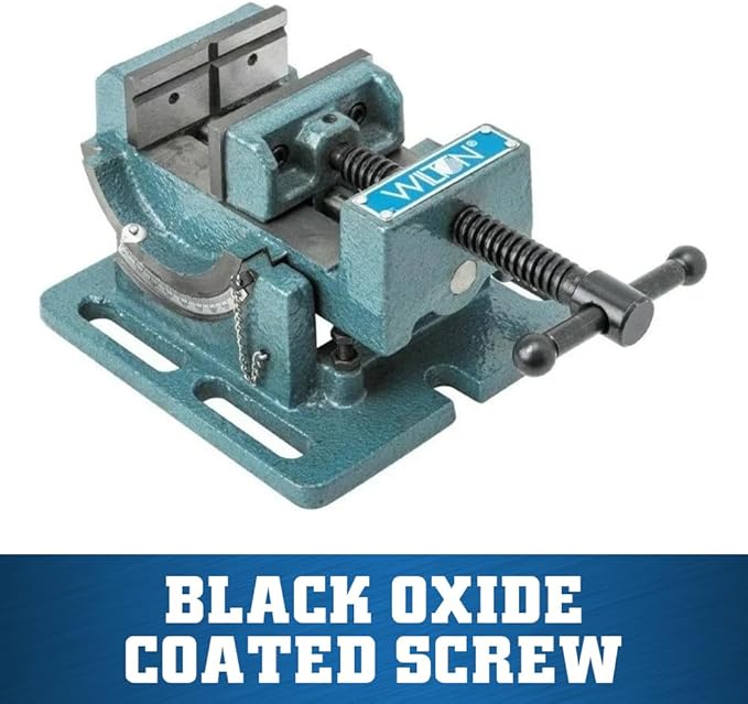 Wilton Cradle-Style Angle Drill Press Vise, 4" Jaw Width & Opening, 1-1/2" Jaw Depth (Model CR4)
