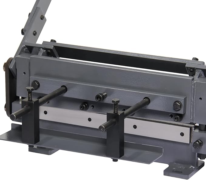 KAKA INDUSTRIAL BHS-12, Bench Top Hand Shear, 12x1/25 inches Cutting Capacity, Grey