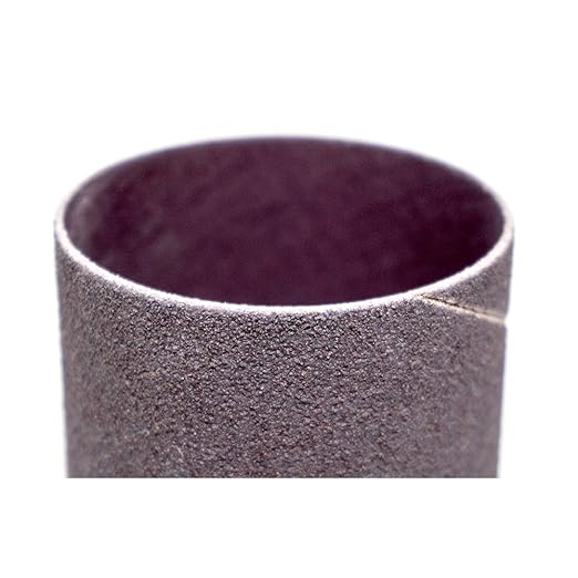 Benchmark Abrasives 1/2” x 1” Aluminum Oxide Sanding Bands, Spiral Bands Rotary Sander Attachment for Drill & Die Grinder, Metal Polishing Sanders for Woodworking - Sander Tool (10 Pack), 400 Grit