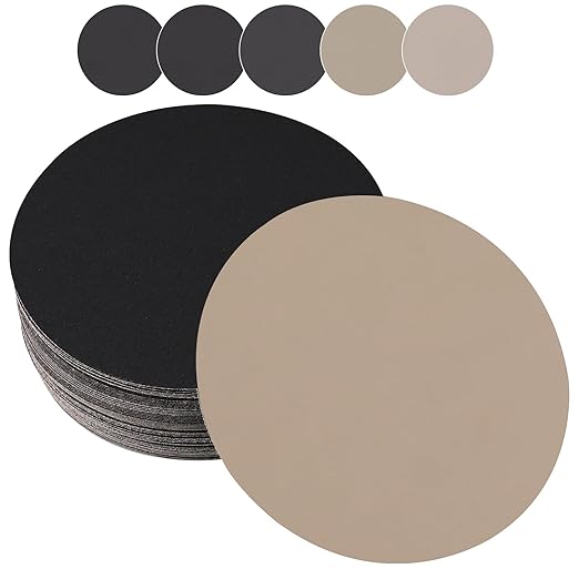 25PCS 6 inch Silicon Carbide Sanding Discs Ultra Fine Grit, Wet Dry Orbital Sander Hook and Loop Sandpaper 1000 1200 2000 3000 5000 Grit, Best for Metal, Automotive Precision Polishing