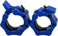 Barbell Clamps 2 inch, Heavy Duty Exercise Collars 2" Quick Release Pair of Locking Pro Olympic Weight Bar Plate Locks Collar Clips for Workout Weightlifting Fitness Training Blue