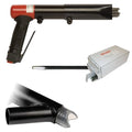 CS Unitec | 2BPG Needle Scaler Basic Kit with Vacuum Shroud | 19 Needle Air Chisel | 6 Sets| Professional Grade 3000 BPM Pistol Grip | Air Power 5.5 CFM -123.2199 VS Basic Kit