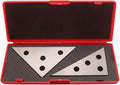 2 PCS Solid Precision 30-60-90 Degree Angle and 45-45-90 Degree Angle Plates