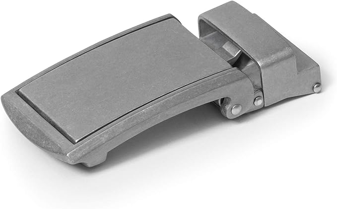 SlideBelts Full Grain Leather Belt with Contrast Stitching - Custom Fit for Adult Men, Golfers