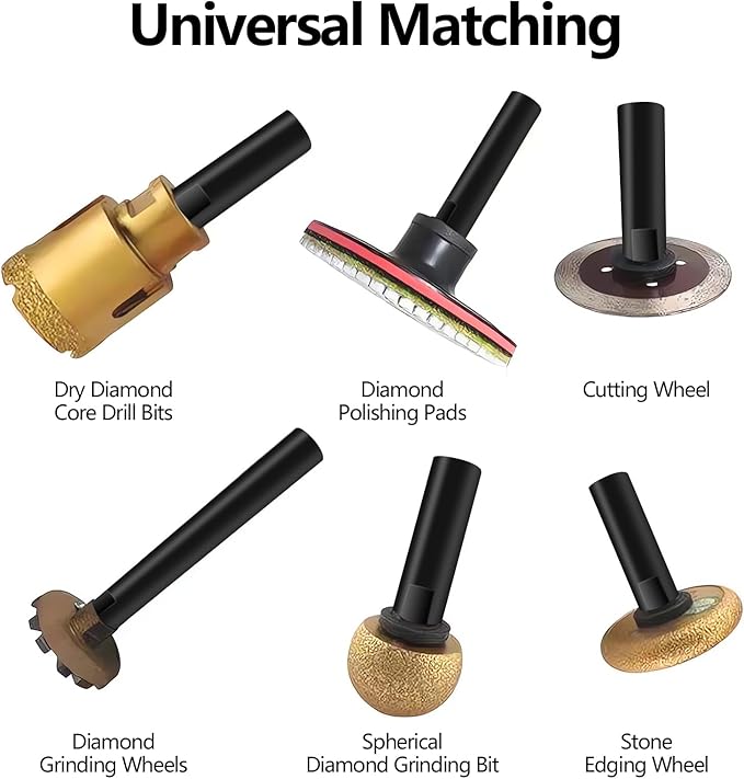 5/8"-11 Thread Angle Grinder Extension Kit,Available in 2 inch, 3 inch, 4 inch,5 inch Sizes Grinder Extension Shaft,for Car Polishing, Buffing & Wood Carving & DIY Projects