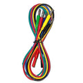 5Pcs Multimeter Test Lead Extension Male to Female Connector 4mm Banana Plug to Jack Heavy Duty 14AWG Silicone Wires Meter Leads Probes 3 Feet