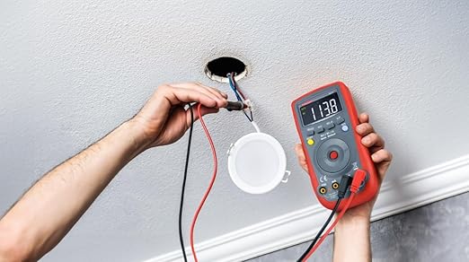 Digital Multimeter 4000 Counts, Auto-Ranging Ohmmeter Voltage Tester, DC/AC Voltmeter, Measures Voltage Current Resistance Diodes Continuity Capacitance with NCV Duty-Cycle Capacitance