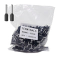 Fidioto AWG22 Wire Ferrules Terminals, 1000pcs AWG22 Terminal Connector Wire Insulated Cord Pin Ends Terminals for Electric, Industrial, Chemical Industry, Power Control System, etc.