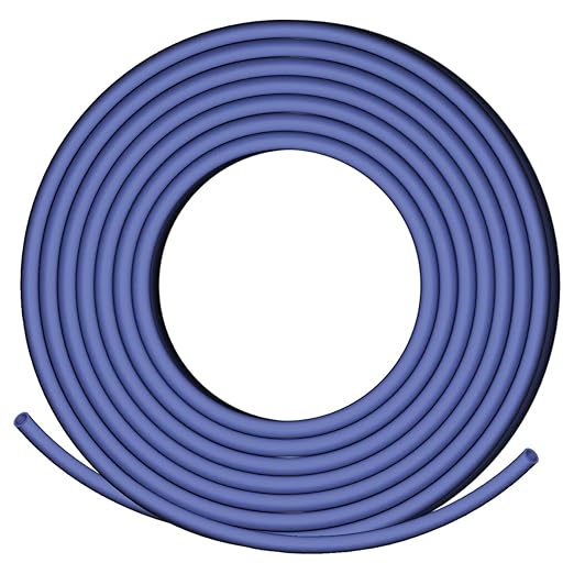 XHF 3/8 Inch 20Ft 3:1 Waterproof Heat Shrink Tubing Roll Marine Grade Adhesive Lined Heat Shrink Tube, Insulation Sealing Oil-Proof Wear-Resistant Blue