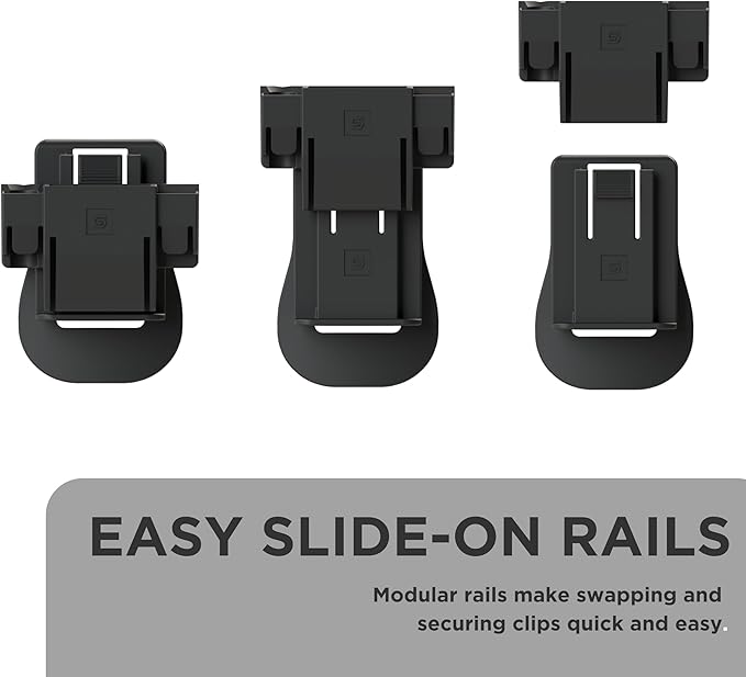 Tape Measure Holder & Tool Holder – Tool Belt Clip Compact Multi-Purpose Tool Belt Attachment for Professionals