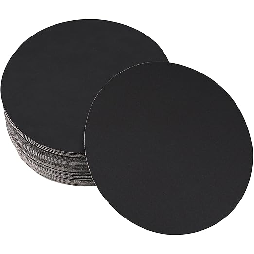30PCS 6 inch Silicon Carbide Sanding Discs 600 Grit, Wet Dry Orbital Sander Hook and Loop Sandpaper Disc, Best for Metal,Automotive,Wood Polishing