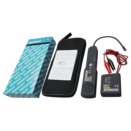 allsun em415Pro Cable Tracker Electrical, Auto Circuit Tester,Short Open Finder Wire Breaker Locator,Broken Wire Detector Tool,Cable Fault Probe, DC 6-42V