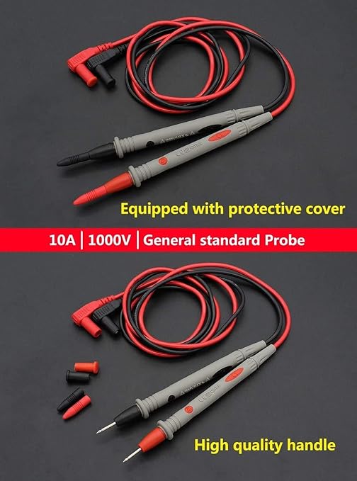Banana Plug Multimeter Test Leads, 1000V 20A Digital Multi Meter Clamp Tester Probes (100)