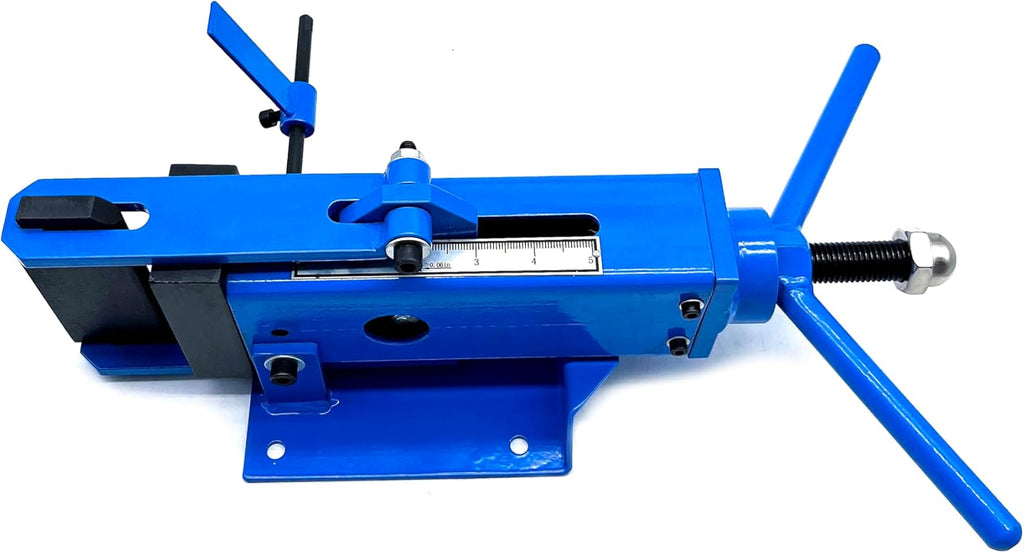 4 in Metal Bender Mild Steel Aluminum 2-1/2 Ton Pressing Force Industrial Style, Up To 3/8" Thick And 4" Wide