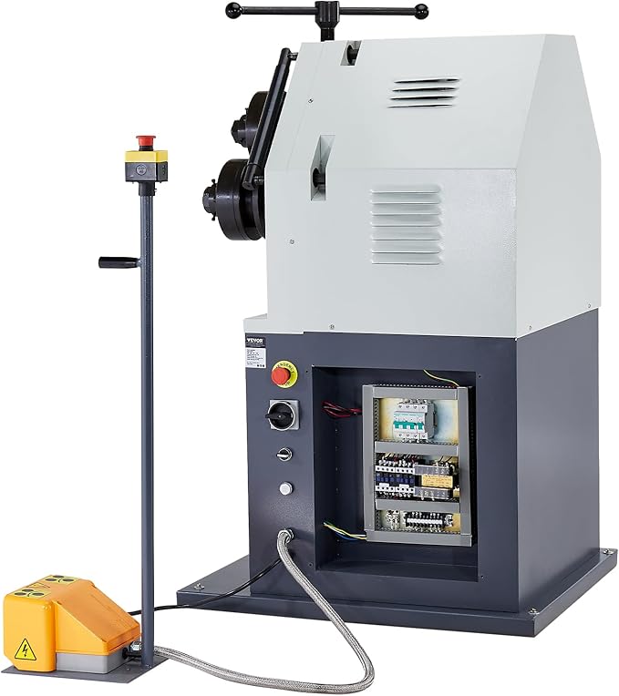 VEVOR 2.2KW Electric Roll Bending Machine, 3-Roller
