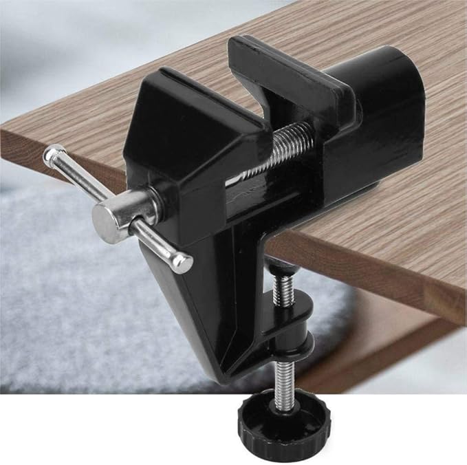 Mini Bench Vise Small Table Clamp Hobby Craft Repair Tool (Clamping Range: 0-2inch)