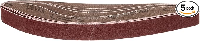 1 x 30 Inch Sanding Belt, 5 Pcs 150 Grit Knife Sharpener Belts Work Sharpening for Belt Sander Knife Carving Tool Metal Working