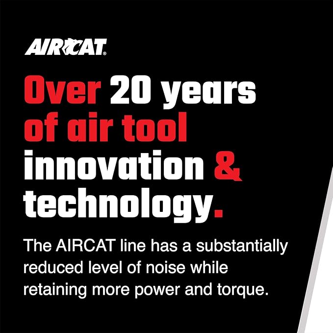 AIRCAT Pneumatic Tools 1059-VXL: 3/8-Inch Vibrotherm Drive Composite Compact Impact Wrench 750 ft-lbs of Torque