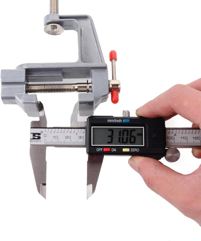 Mini Bench Vise Small Table Clamp Hobby Craft Repair Tool (Clamping Range: 0-1.2inch)