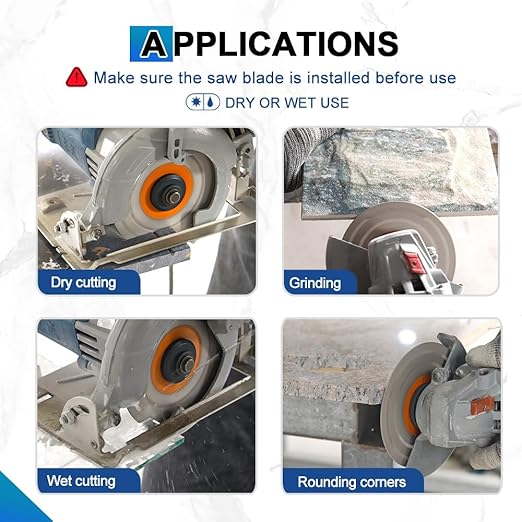 Rock Slab Grinding Disc - 5 inch Glass Cutter Disc (10pcs), Granite Cutting Disc, Diamond Grinder Wheel for Rock Slab, Stone, Tile, Marble, Granite, Glass Diamond Cutting Discs