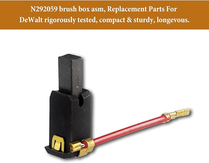 4PCS N292059 Carbon Brush Box Assembly Fits For Dewalt Sander Brush Box N421468 CMEW231DWE6411 DWE6411K WE6420 DWE6421 DWE6423 DWE6423K