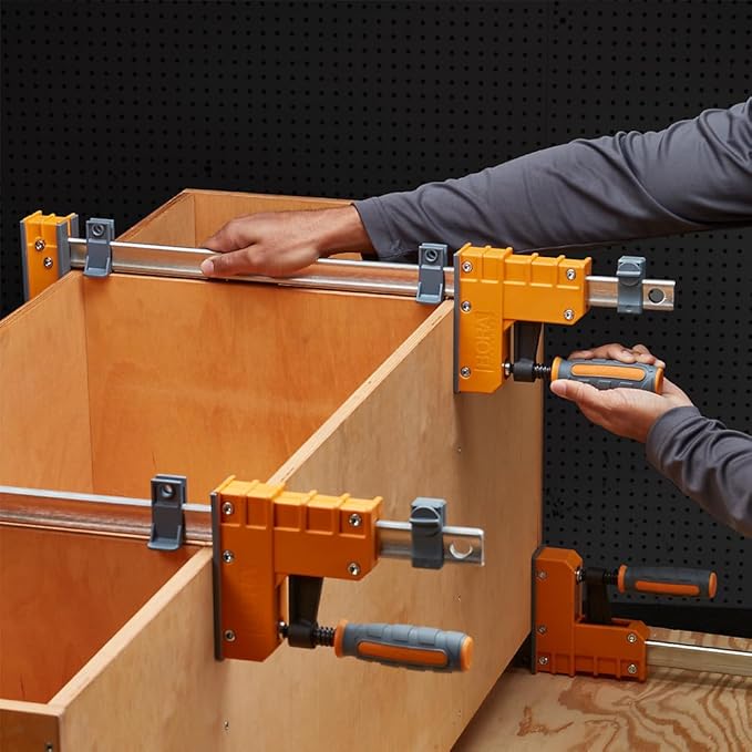 Bora 31" Parallel Clamp Set, 2 Pack of Woodworking Clamps with Rock-Solid, Even Pressure, 571131T