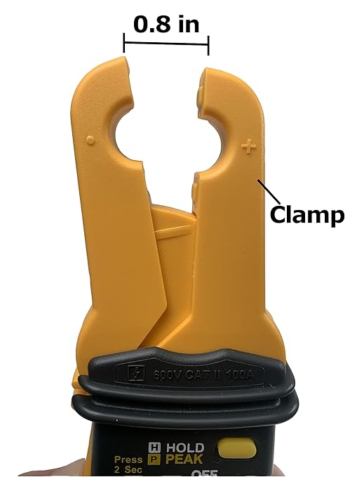 DCM-043 Digital AC/DC clamp meter, clamp transmitter, high resolution of 1mA