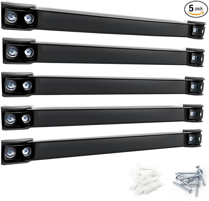 DGSL Magnetic Tool Holder Strip 5 Pack, 16 In Heavy Duty Tool Organizer Magnetic Strip, Tool Magnet Bar For Garage Tool Organization