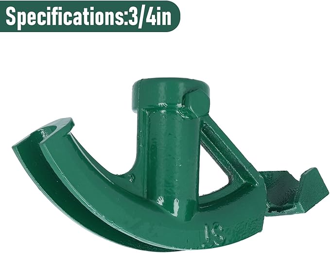 Conduit Bender, Cast Iron Manual EMT Pipe Bender, Portable Tube Former Labor Saving Electric Wire Fast Bending Tool KW7027,Conduit Hand Bender Cast Tube Bending Tool (3/4")
