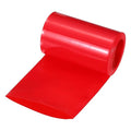 MECCANIXITY Battery Wrap PVC Heat Shrink Tubing 50mm Dia 80mm Flat 10 Feet(3meters) Red Good Insulation for Battery Pack