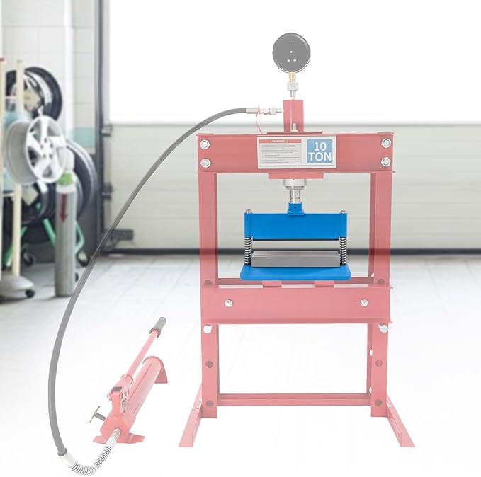 12" Press Brake Attachment for 12&20 Ton Hydraulic Press, 3/16" Bending Thickness Press Brake Attachment, Heavy-Duty Metal Bending Accessories for Metal Sheet Bending Forming Shapes (Blue)