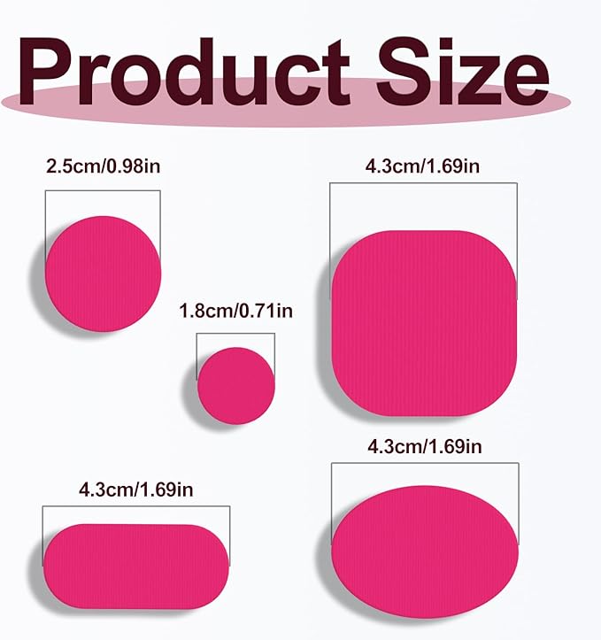 45PCS Nylon Repair Patch Self-Adhesive Pre-Cut Fabric Patch Down Jacket Repair Patches for Puffer Jackets Tenacious Tape Polyester Waterproof Lightweight Tent Repair Patch for Clothes Bag(Rose)