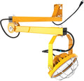 30W LED Loading Dock Lights with 40” Swing Single Folding Arm, 5000K 4,200 Lumen 360° Rotatable Lamp Head, IP65 Rated, UL Certified Workbench Light for Trailers, Docks, Warehouses, Container (30W)