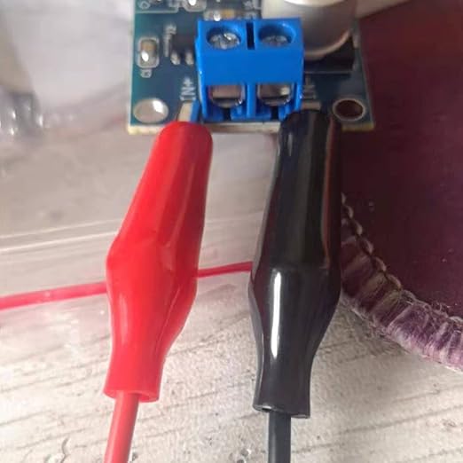 4 Groups 1M Alligator Clips Electrical, Insulated Test Leads with Alligator Clips, Stamping Double-Ended Jumper Wires for Electrical Testing, Circuit Connection, Experiment (Red & Black)