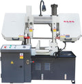 KAKA INDUSTRIAL TBK-11 Double Column Horizontal Band Saw, Hydraulic downfeed control, Semi-Automatic bandsaw 11 inch capacity with 230V 3PH motor