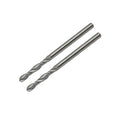 1/8" Solid Carbide Jobber Drill Bits with Straight Shank and 118° Point Angle, Made from Tungsten Carbide Material,2-Pieces