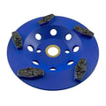 5" PCD Grinding Wheel for Epoxy, Glue, Mastic and Paint, 5 Crushed Chip PCD Segments, 7/8"-5/8" Non-Threaded Arbor