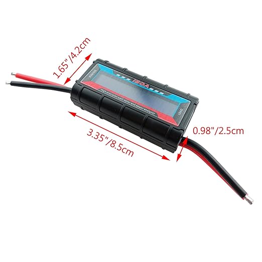 150A High Precision RC Watt Meter Power Analyzer Voltage Amp Meter, Wattmeter Tester Amp Meter Monitor with Real-time Reading Backlight Digital LCD Screen for Battery, Solar, Wind Power