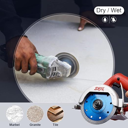 5Pcs/Lot Super Thin Tile Blade 4.5" Diamond Saw Blades for Granite Marble Ceramic Porcelain Tile