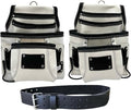 Professional Leather Tool Bag, Top-Grain Leather, Organizer, Protects Tools, Enhances Work Efficiency