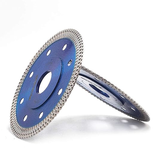Super Thin Diamond Tile Blade Porcelain Saw Blade for Cutting Porcelain Tile Granite Marbles (4"-2pc/Box)