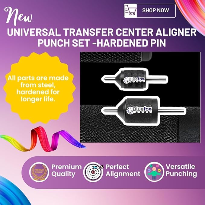 Universal Transfer Center Aligner Punch Hardened Pin Machine Tools Range Set